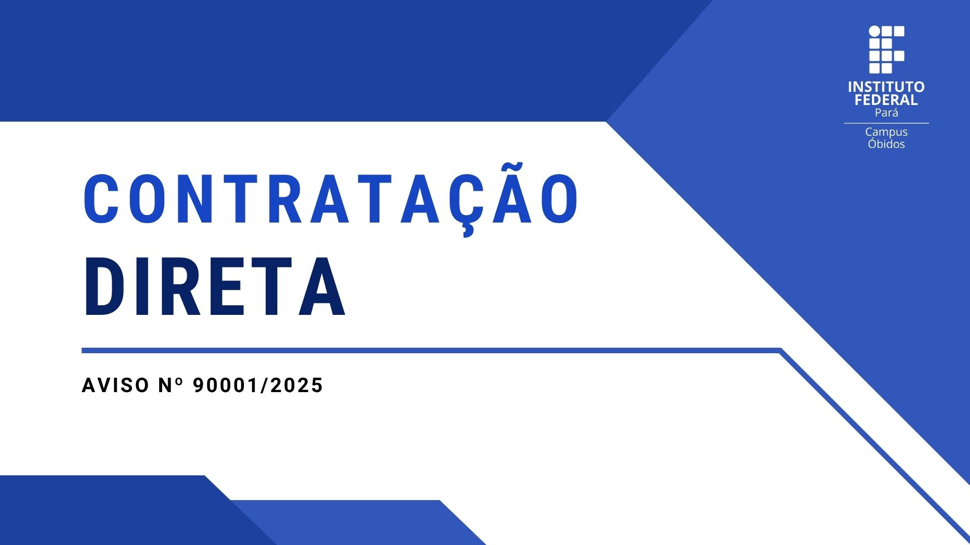 Aviso de Contratação Direta