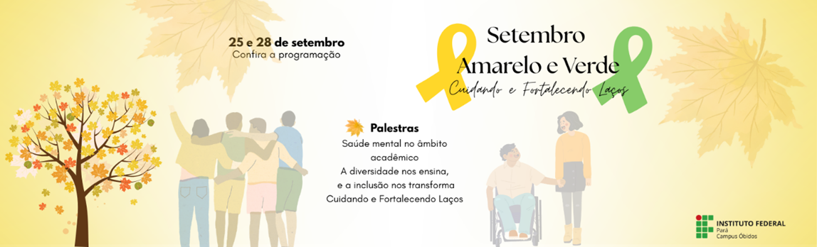 Programação Setembro Amarelo